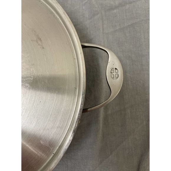 Calphalon #5005 Stainless Steel Clad 5 Quart 12.5" Induction Pan w/Lid FS Chrty - Picture 7 of 12